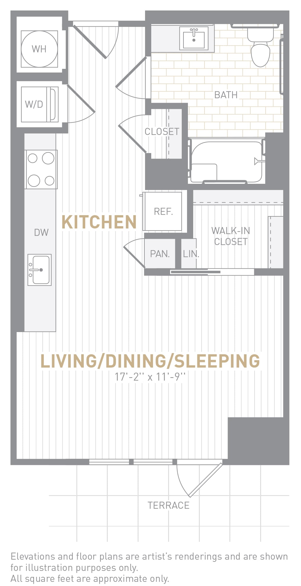 Studio-S03a floor plan
