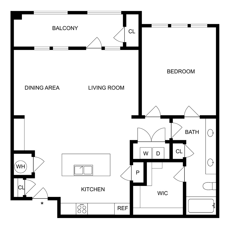 Mahogany floor plan