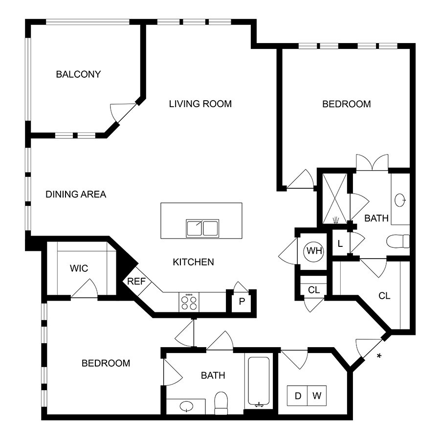 Cinder floor plan