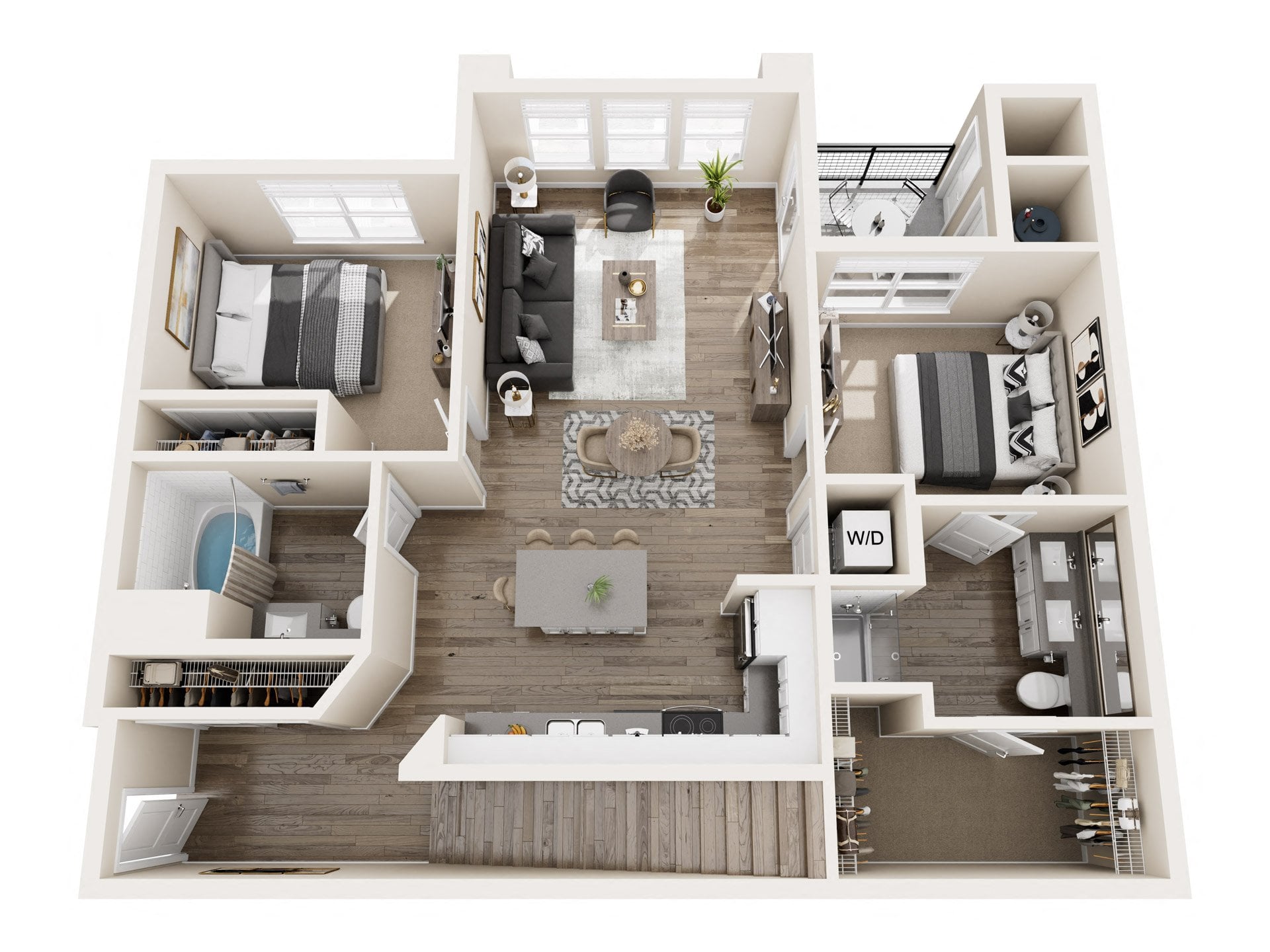Botanical floor plan
