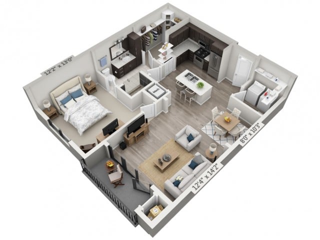 A2 floor plan