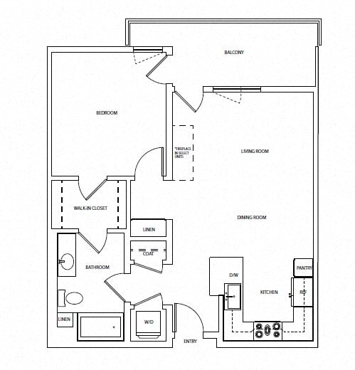 Aphrodite 1.1R & 1R floor plan