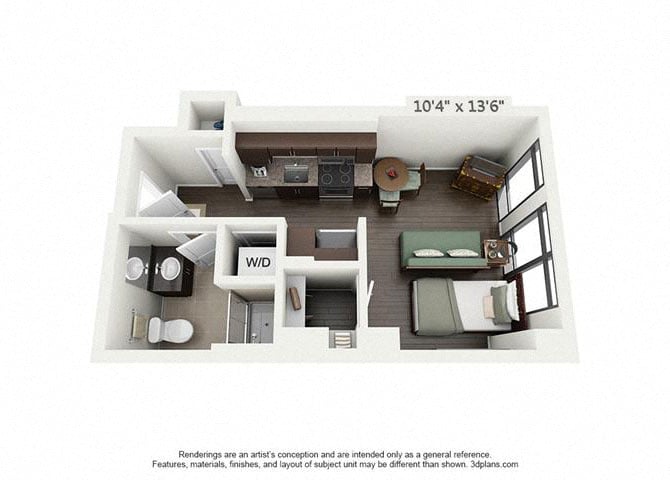 E1A floor plan