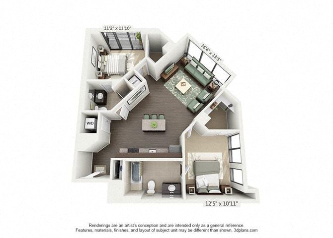 B2A floor plan