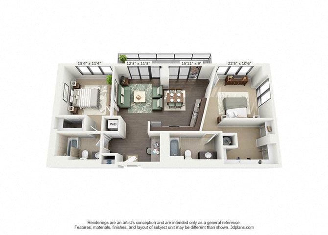 B2I floor plan