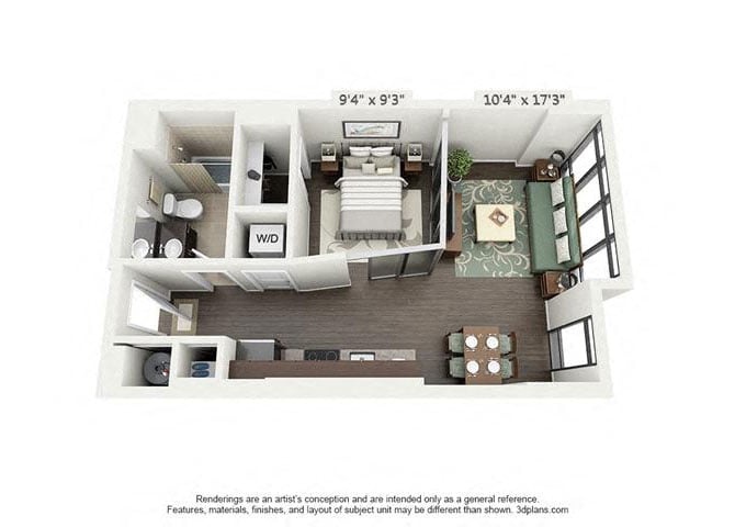 A1D floor plan