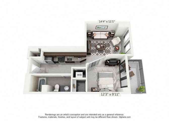 A1E floor plan