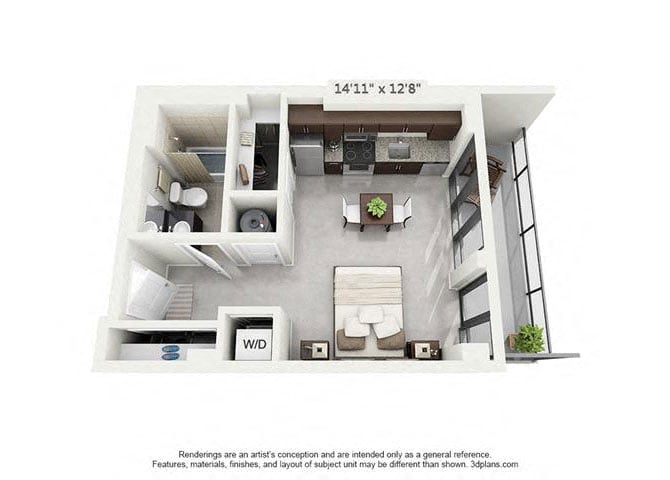 E1B floor plan