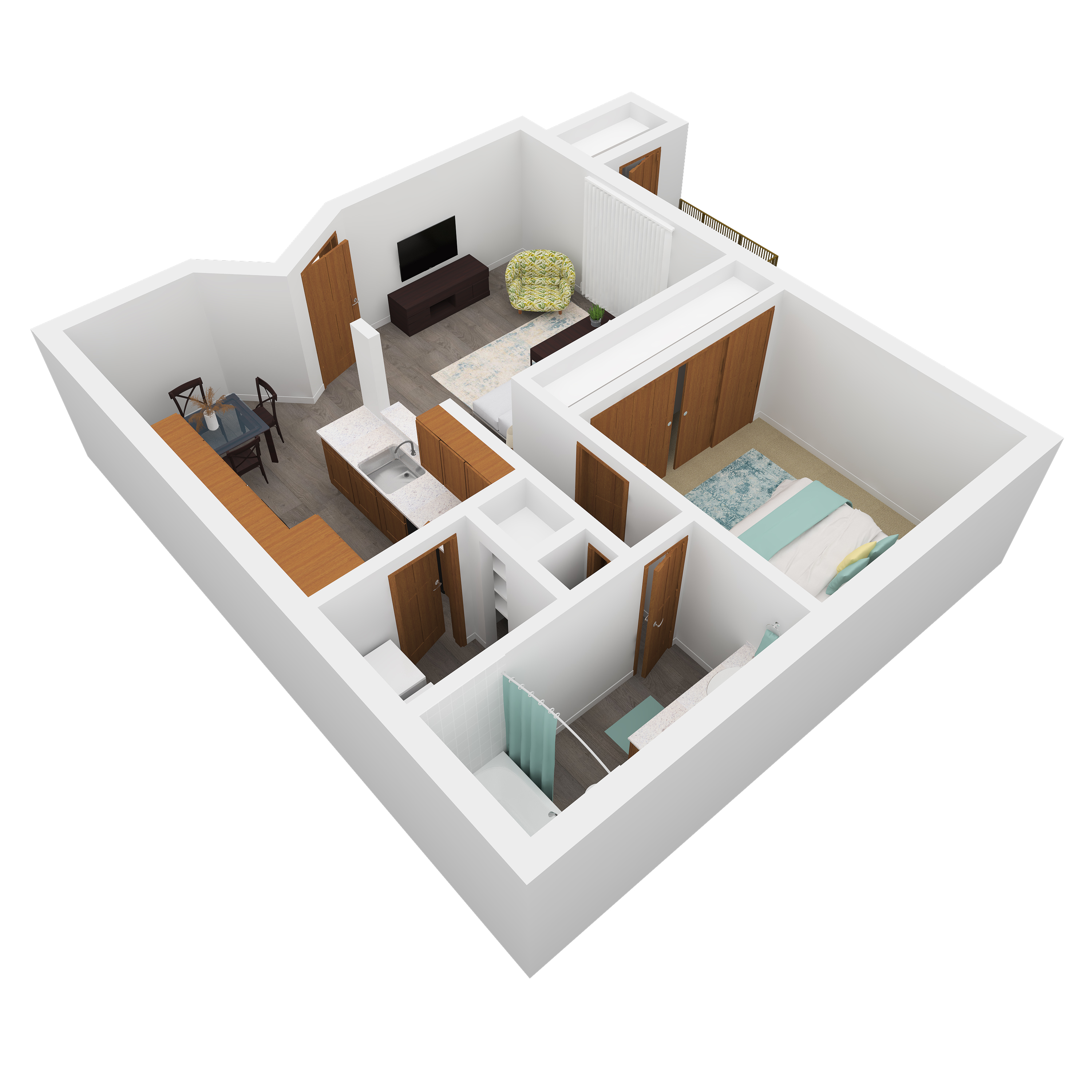 The River floor plan