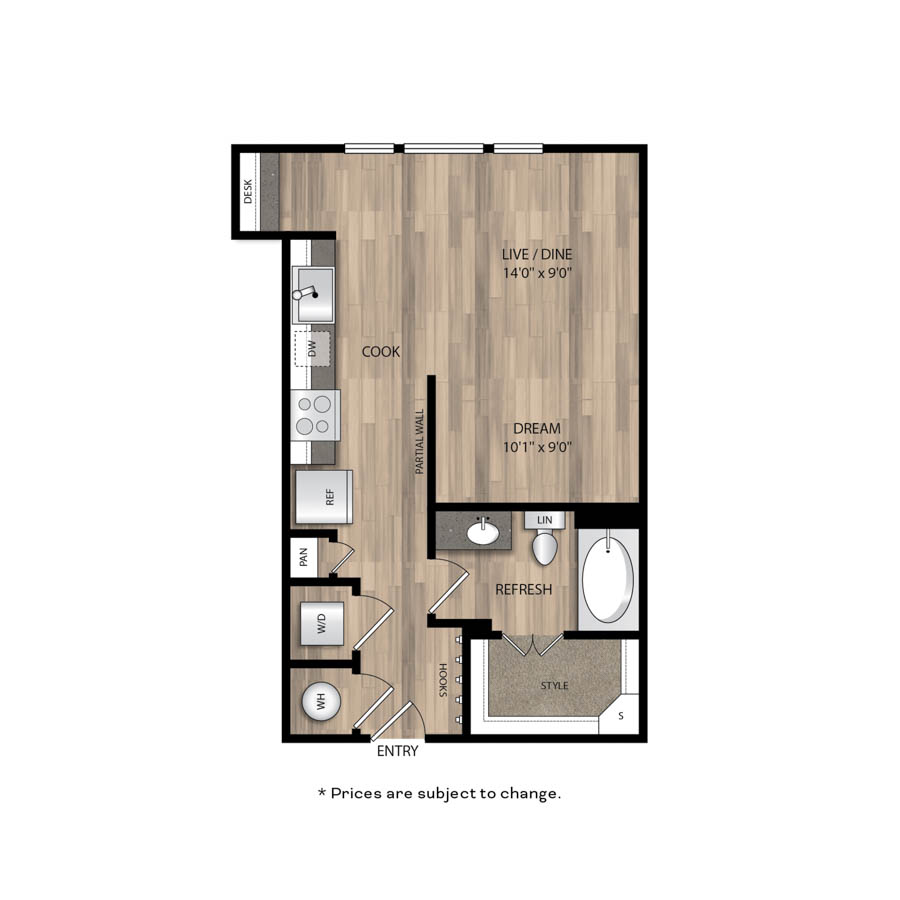 E2 Alt 1 floor plan