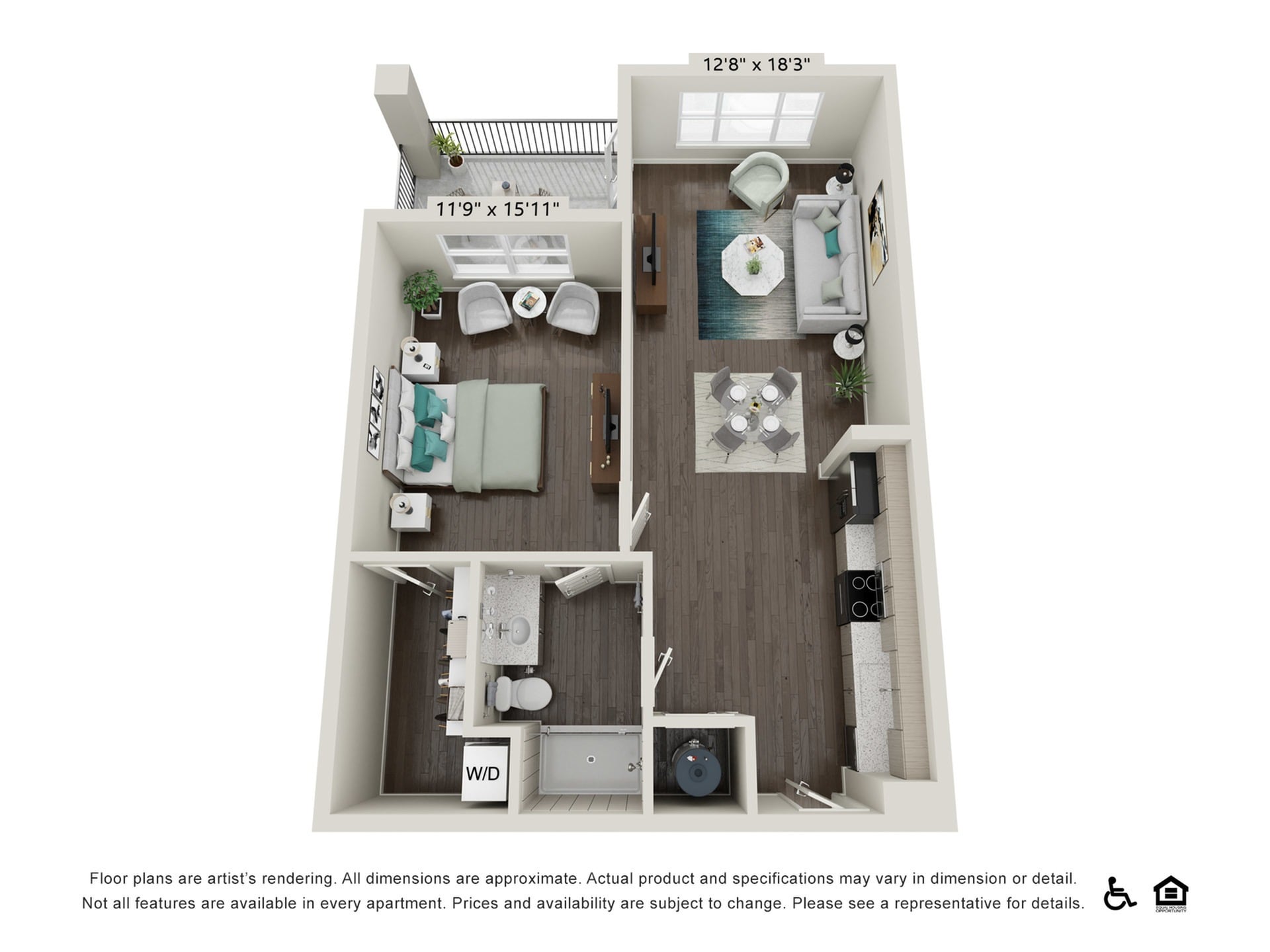1G floor plan