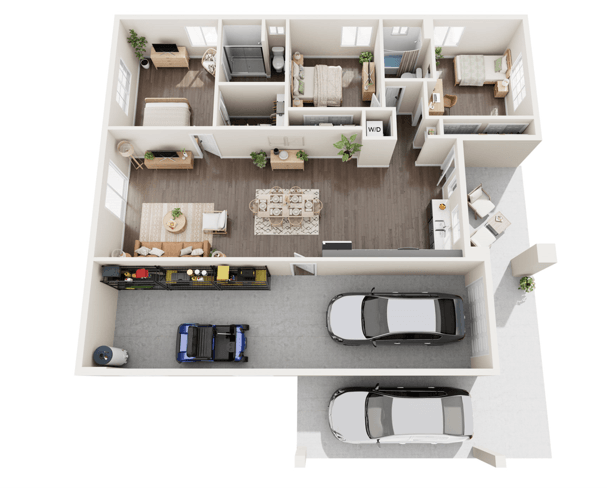 Villa C floor plan