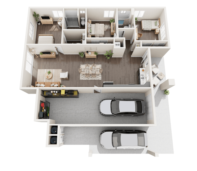 Villa A floor plan