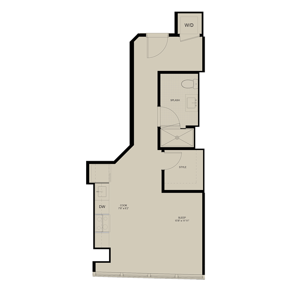 Unit 0715 floor plan