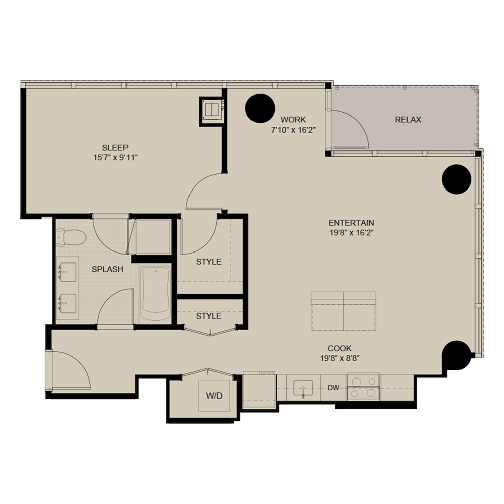 Unit 2009 floor plan