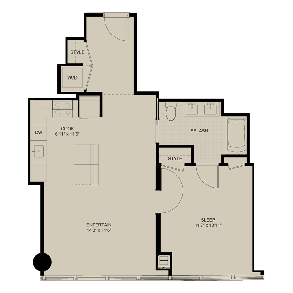 Unit 2113 floor plan