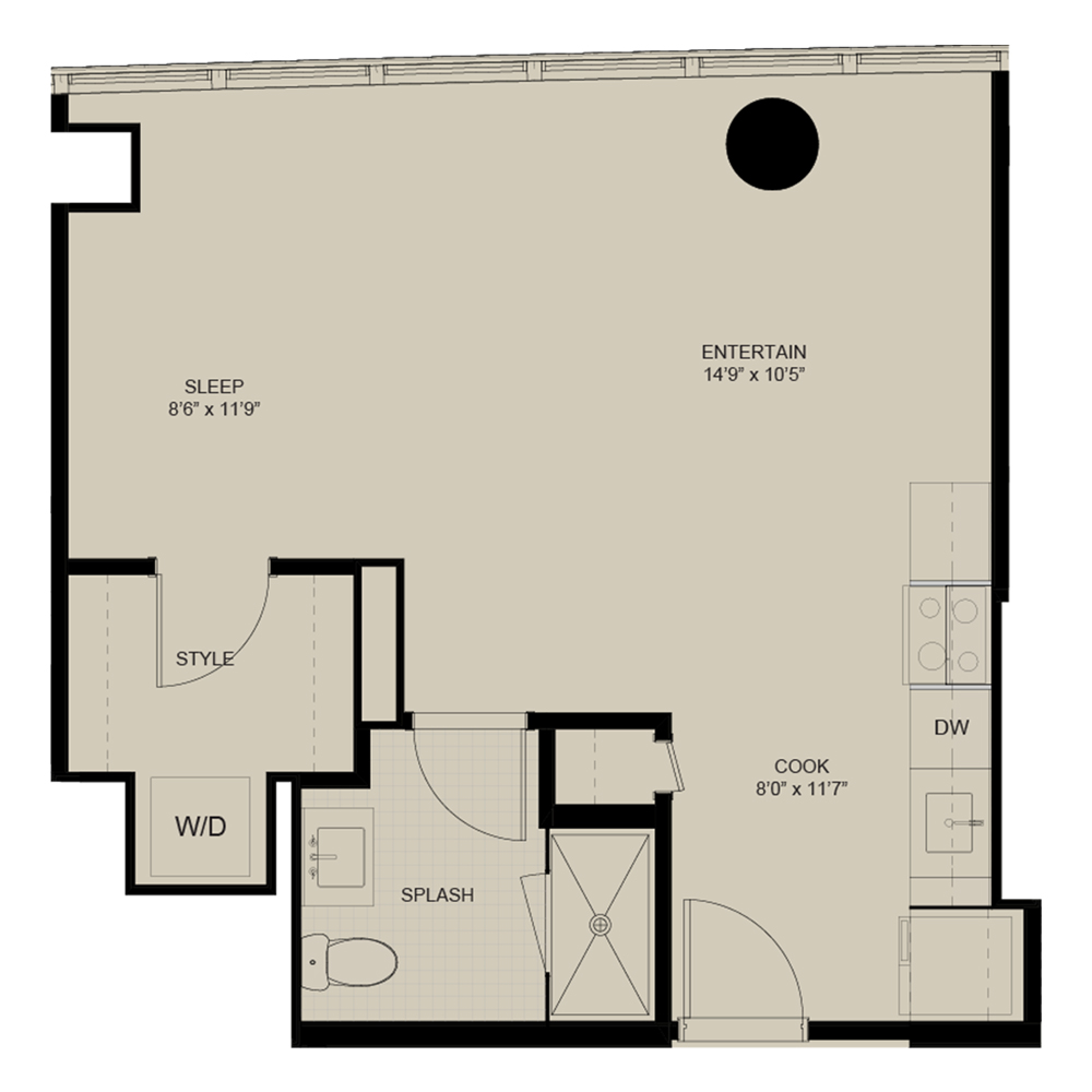 Unit 0804 floor plan