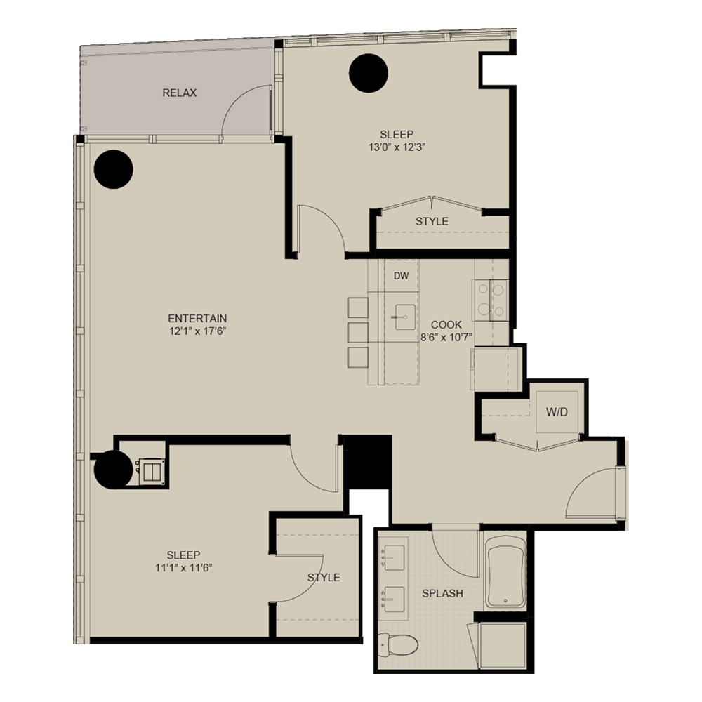 Unit 0802 floor plan
