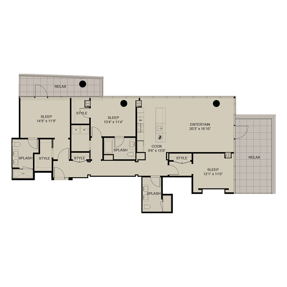 Unit PH04 floor plan