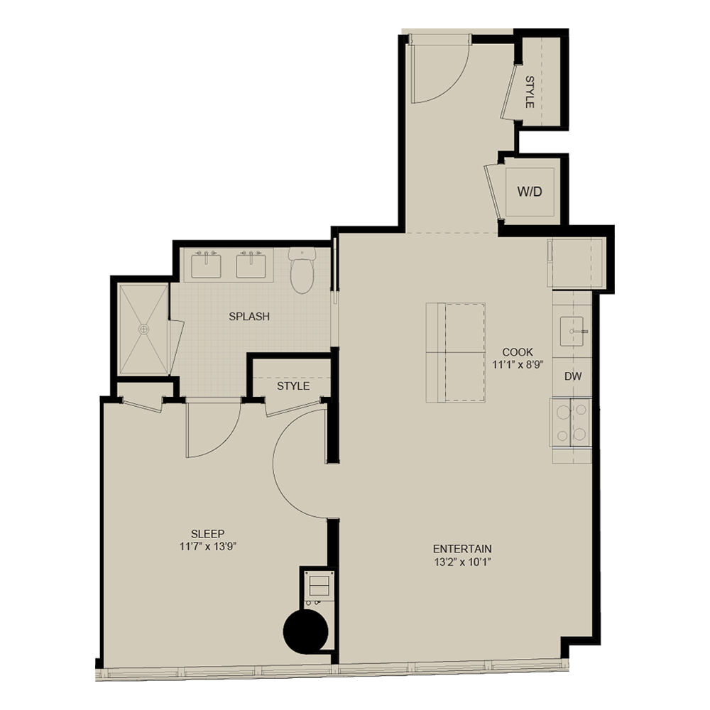 Unit 1412 floor plan