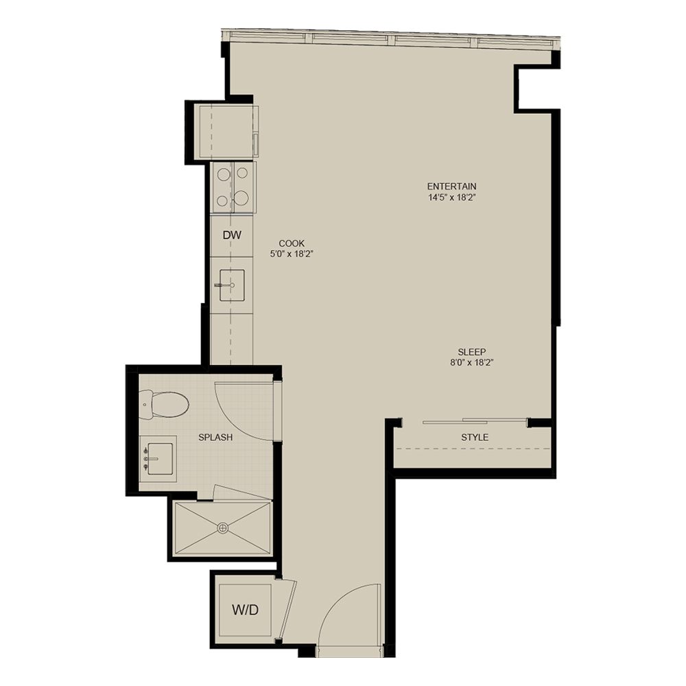 Unit 2407 floor plan