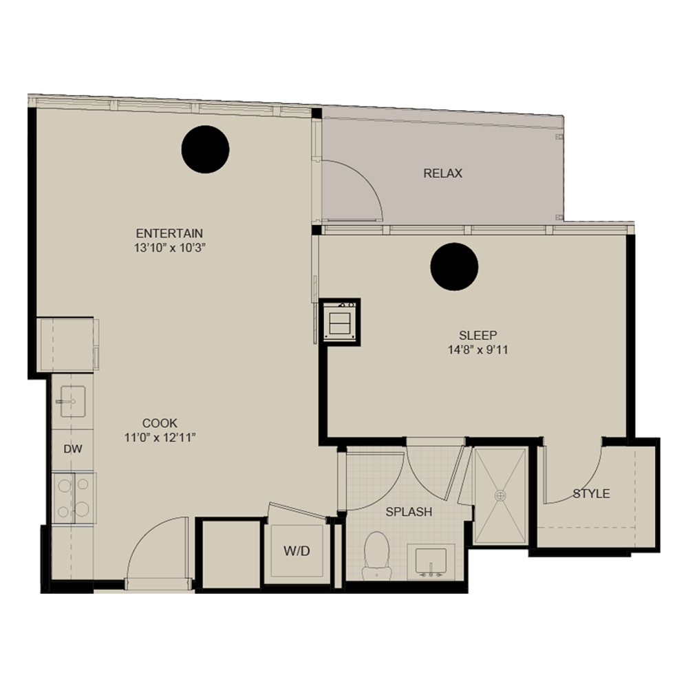 Unit 2108 floor plan