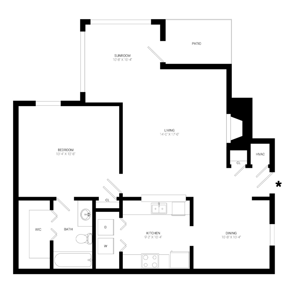The Brookwood floor plan
