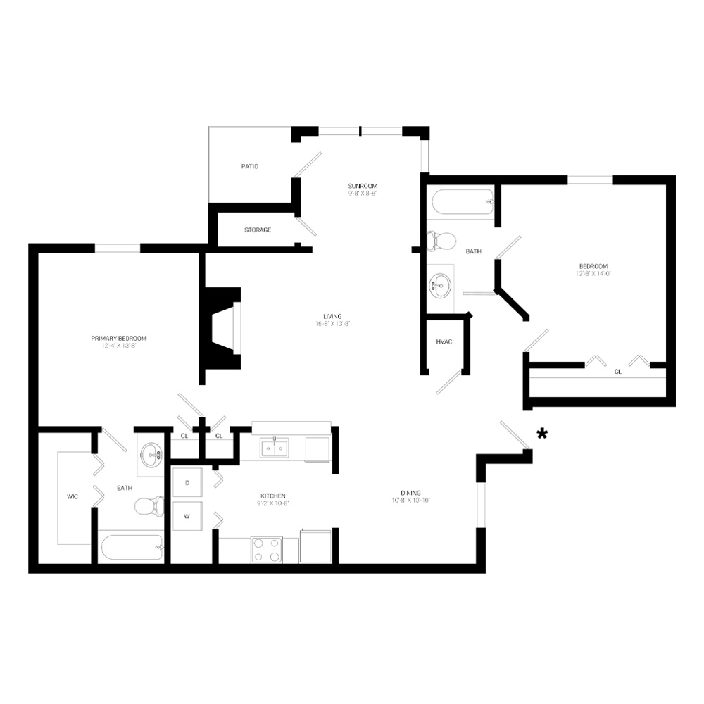 The Overlook floor plan