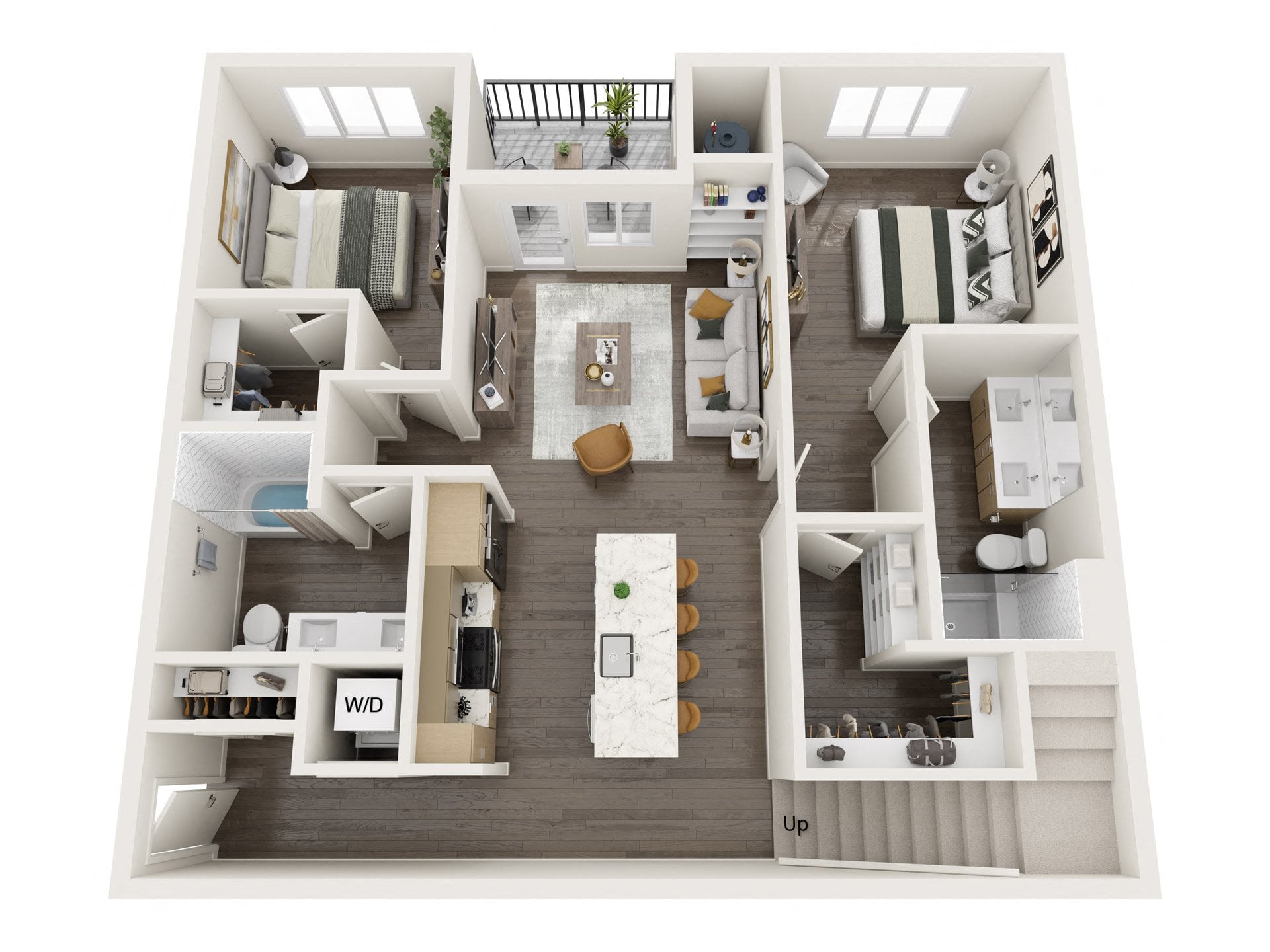 2I THLoft floor plan
