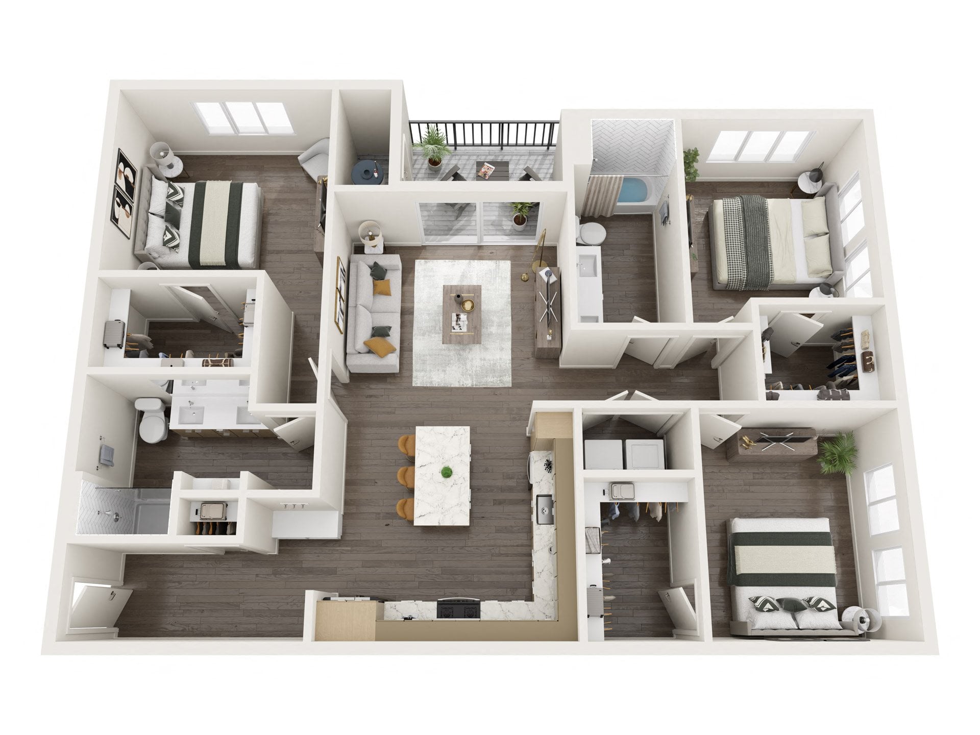 3B floor plan