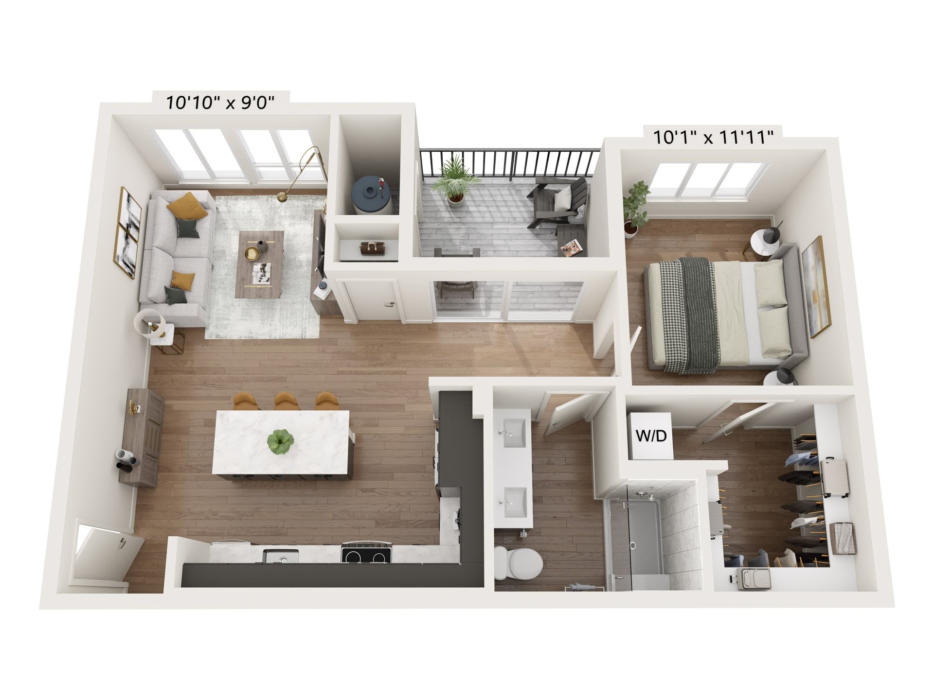 1C floor plan