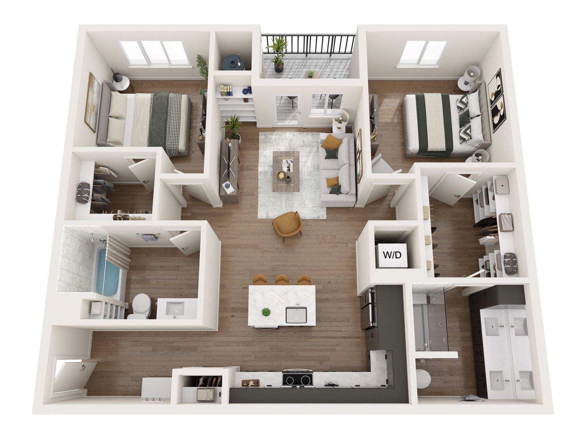 2B floor plan