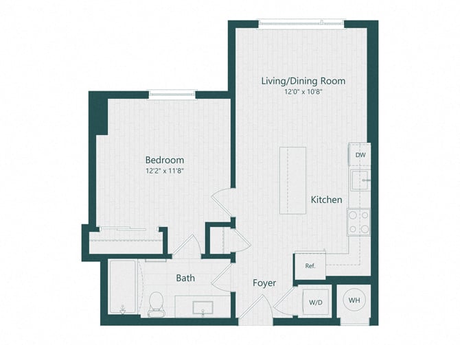 A2 floor plan