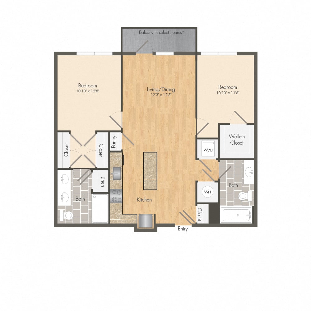 B1B floor plan