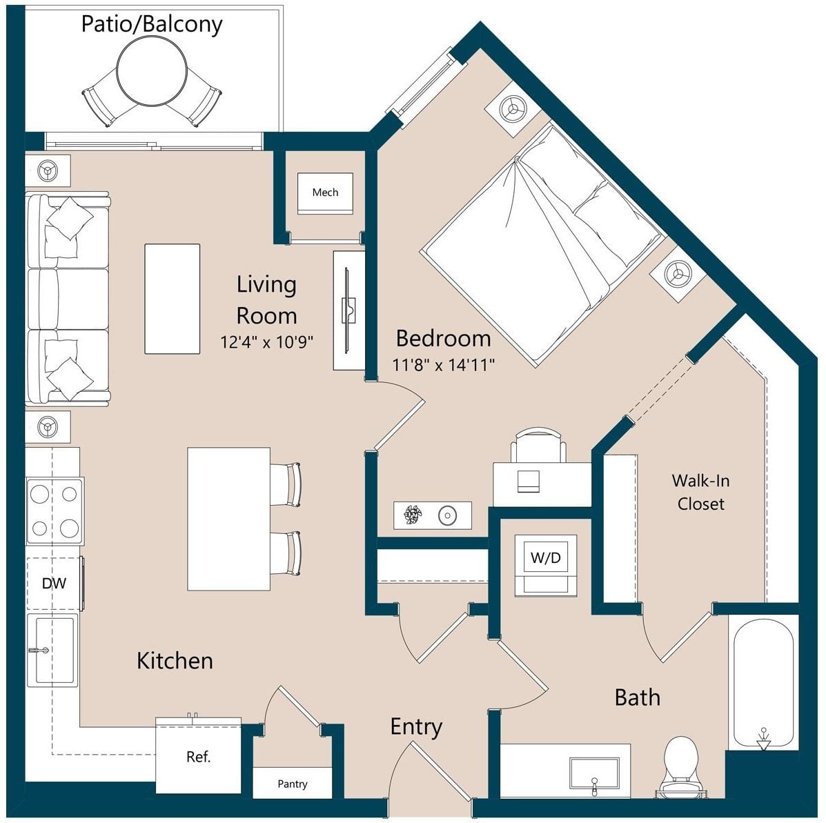 A2 floor plan