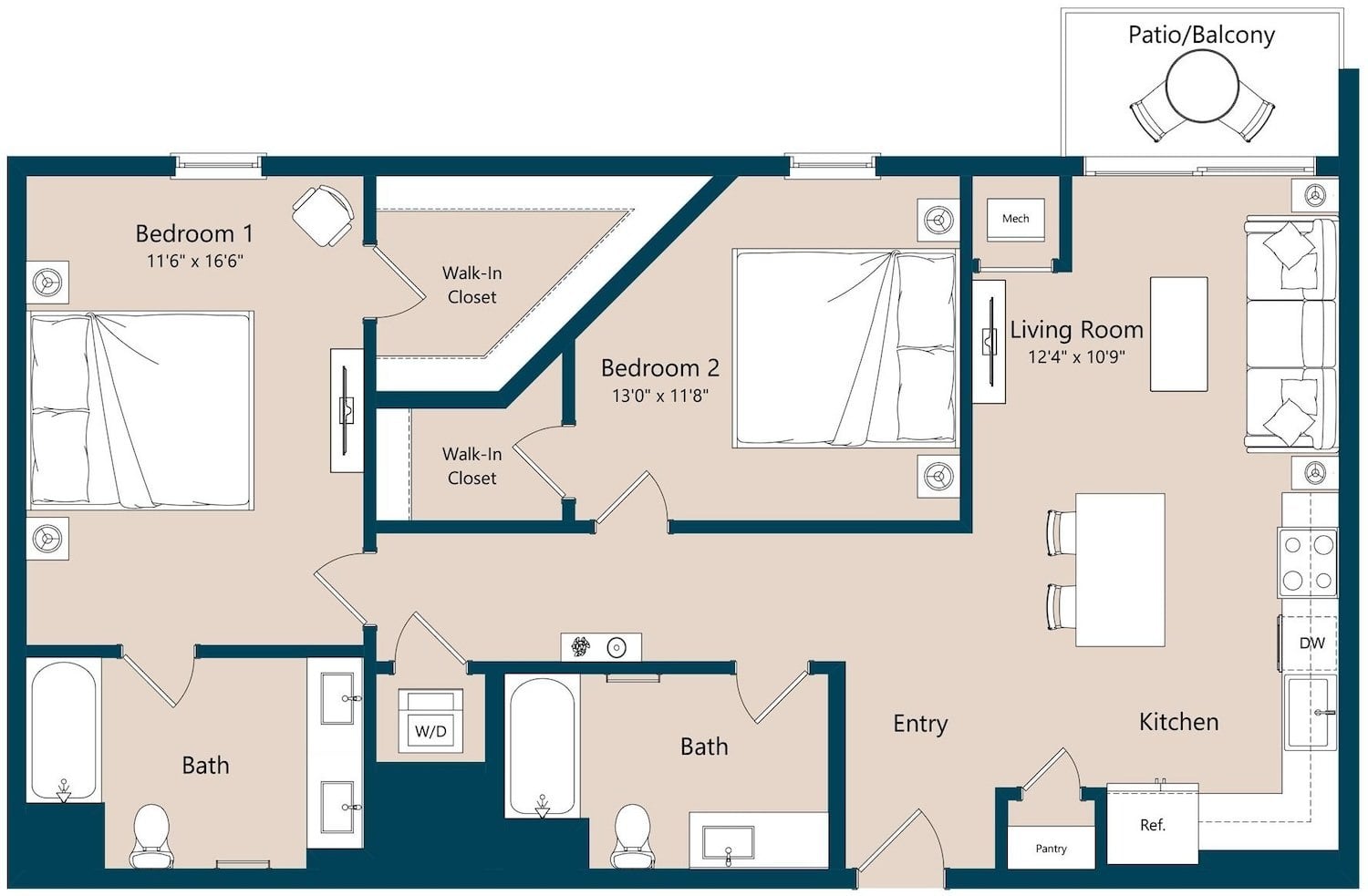 B4 floor plan