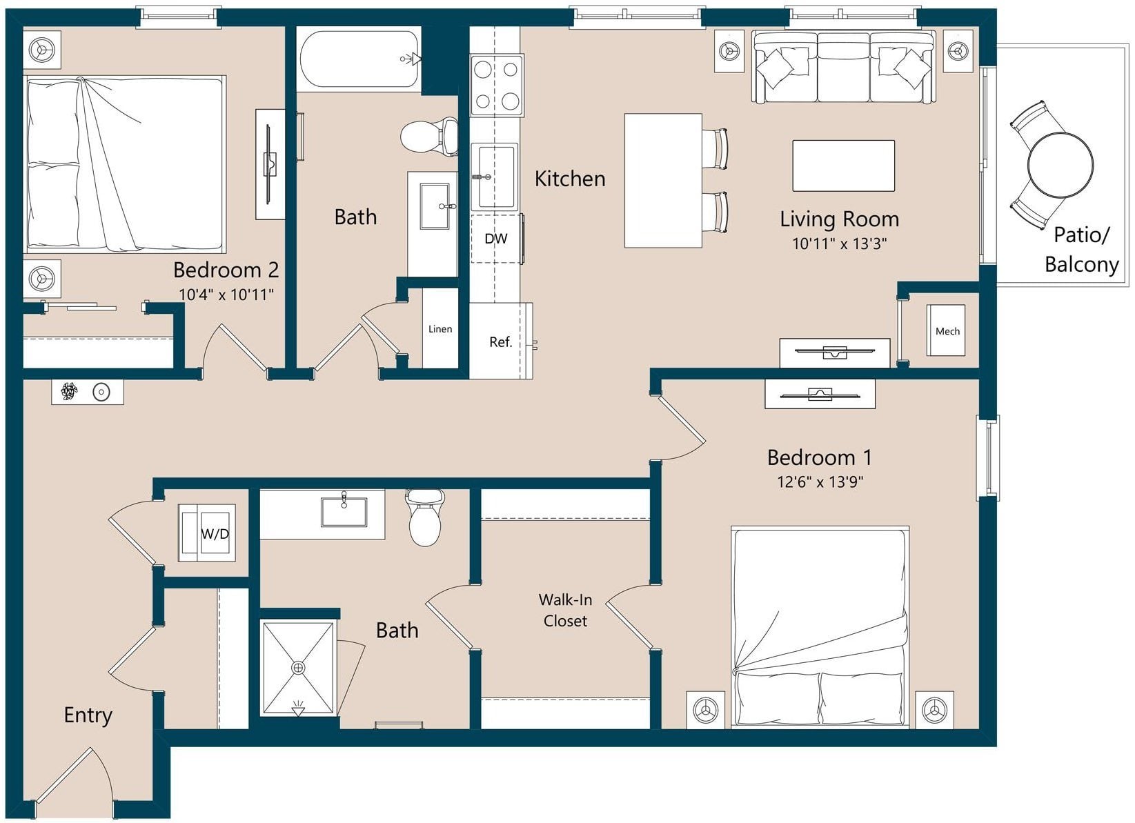 B2 floor plan