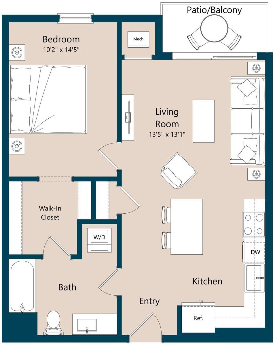 A4 floor plan