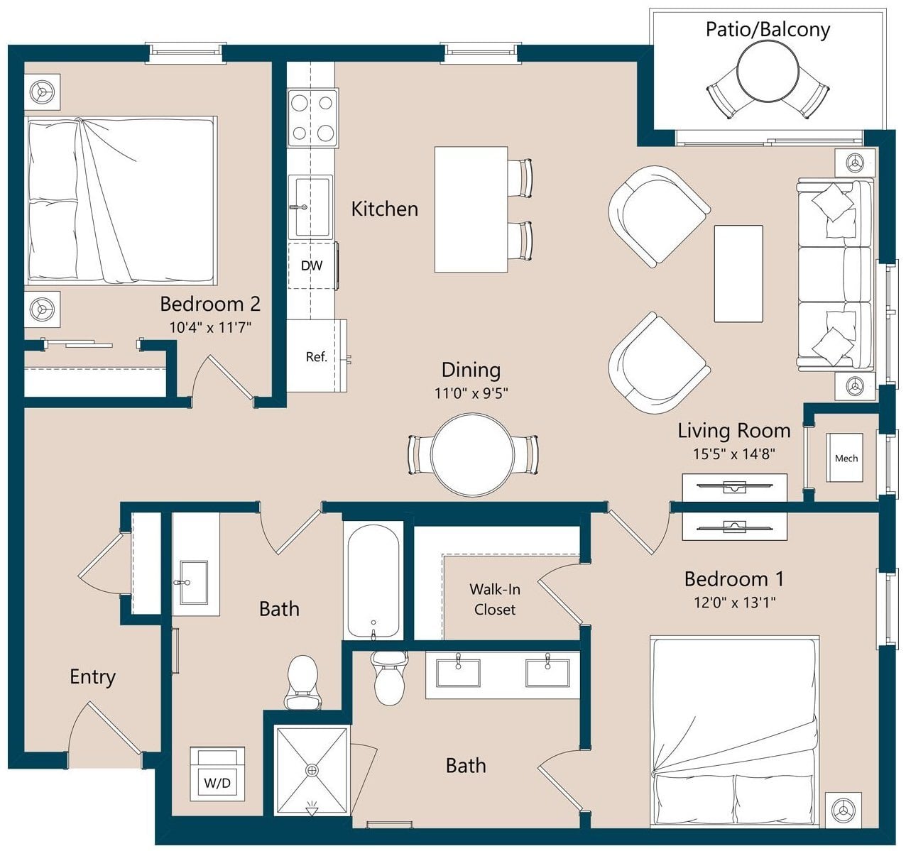 B6A floor plan