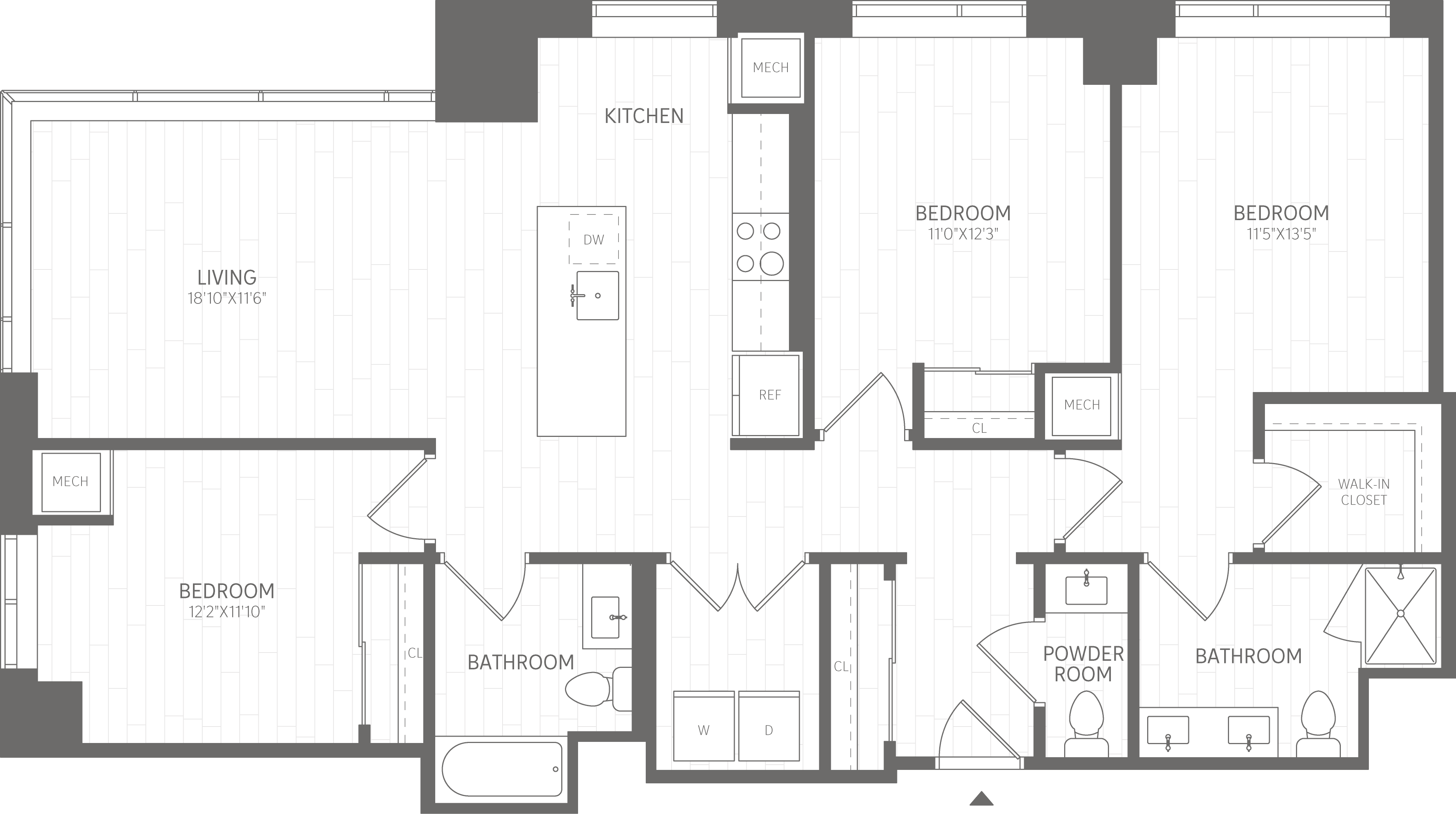 E3 floor plan