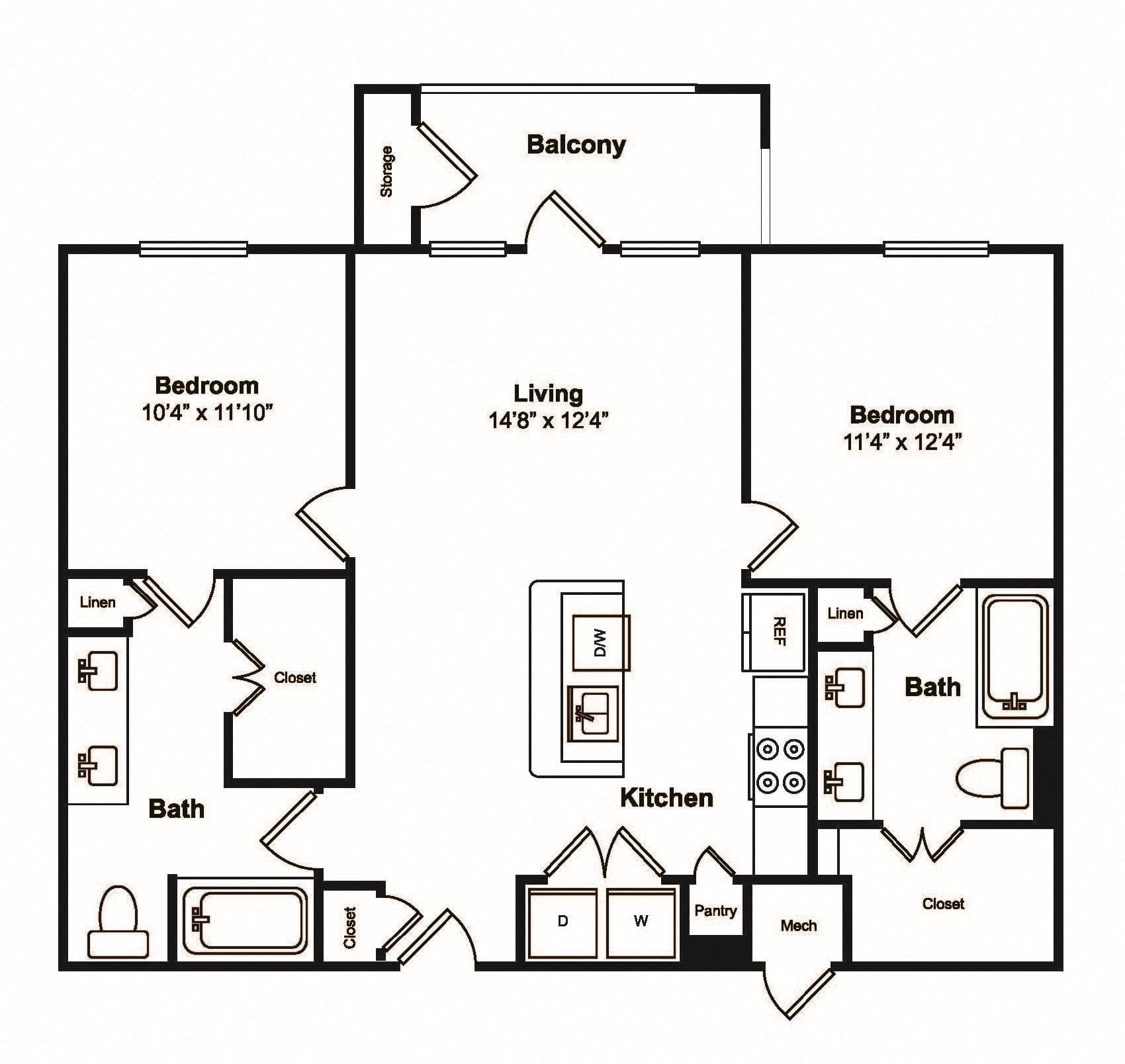 B2 floor plan