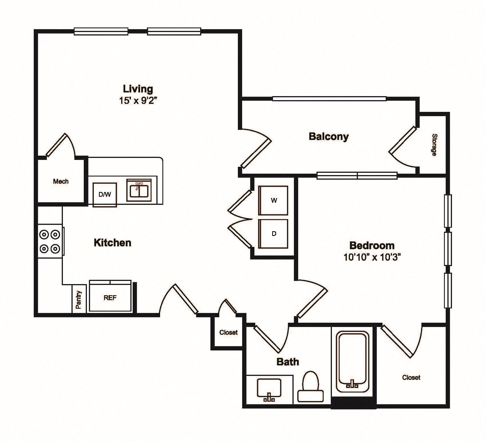 A2 floor plan