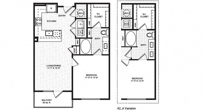 A2 floor plan