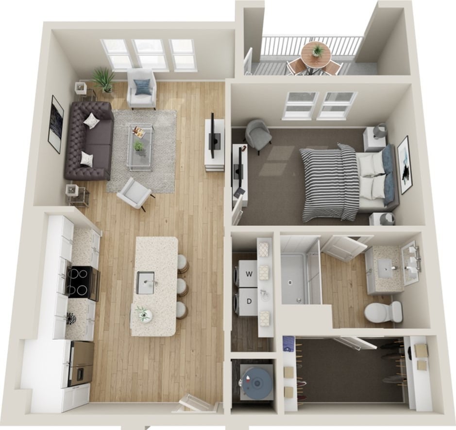 A1 - ADA floor plan