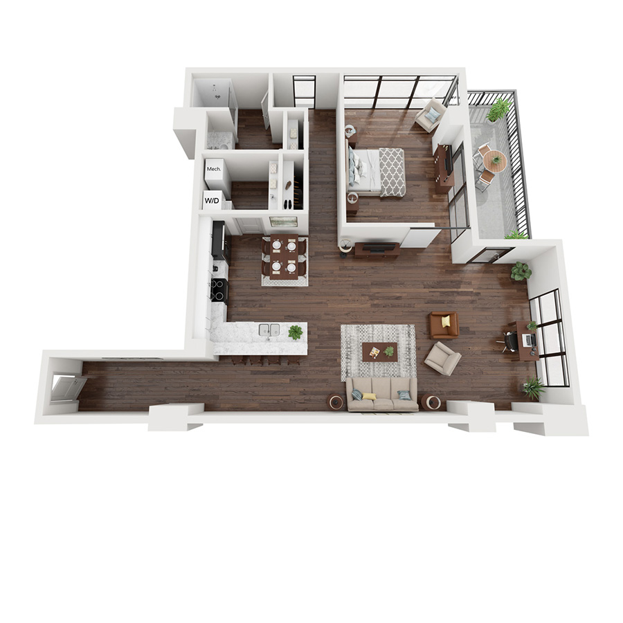 E3 floor plan