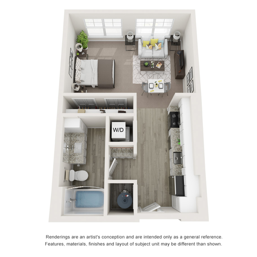 Studio floor plan