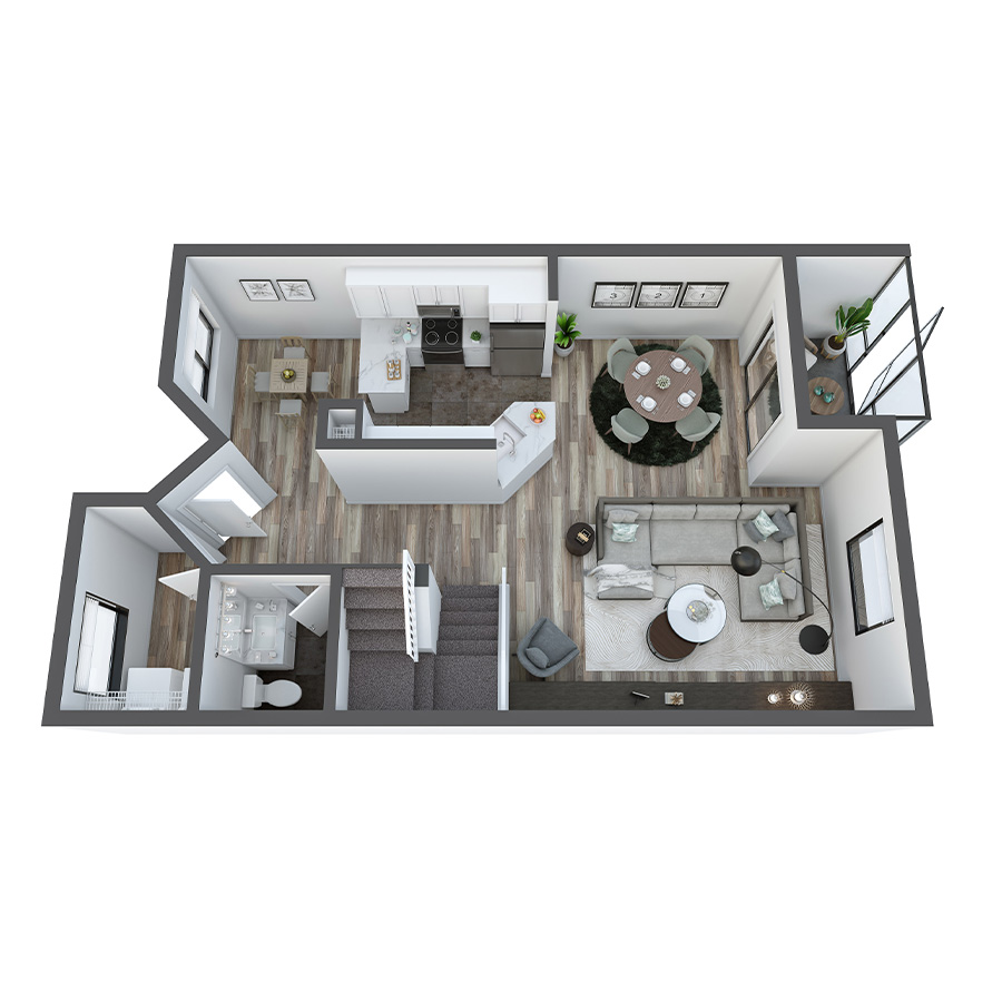 Dominica w/ Loft floor plan