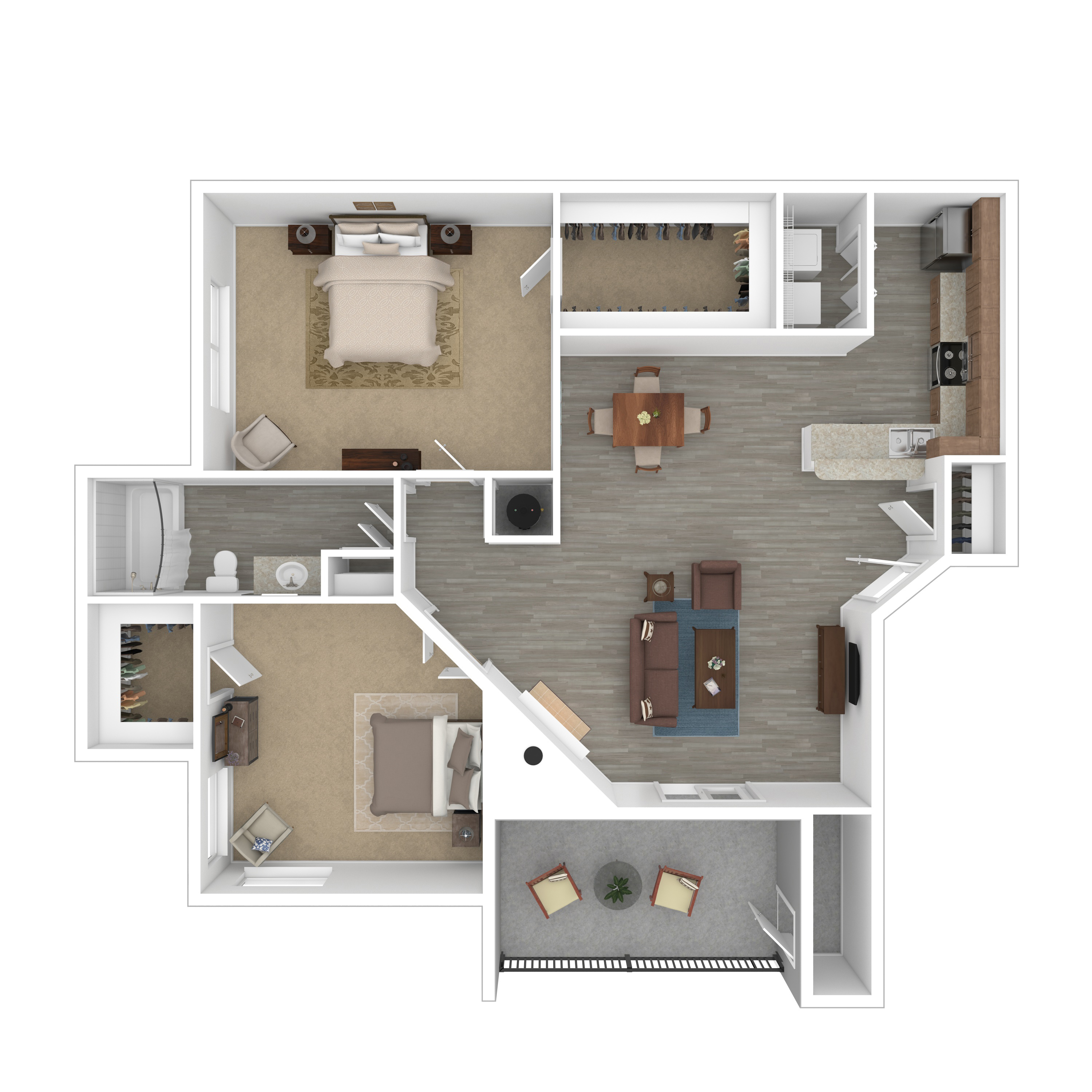 2 Bedroom Apartment – 3078 Clairmont Rd NE #0811, Atlanta, GA