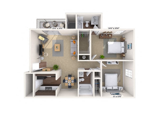The Augusta floor plan