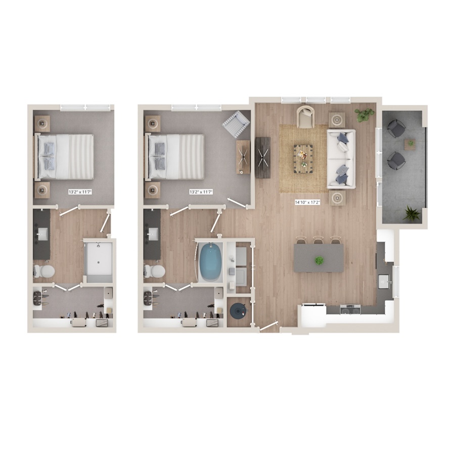 A6 floor plan